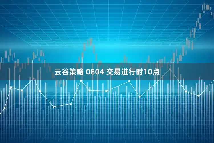 云谷策略 0804 交易进行时10点